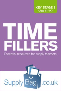 Key Stage 3 Time Fillers for Supply Teachers